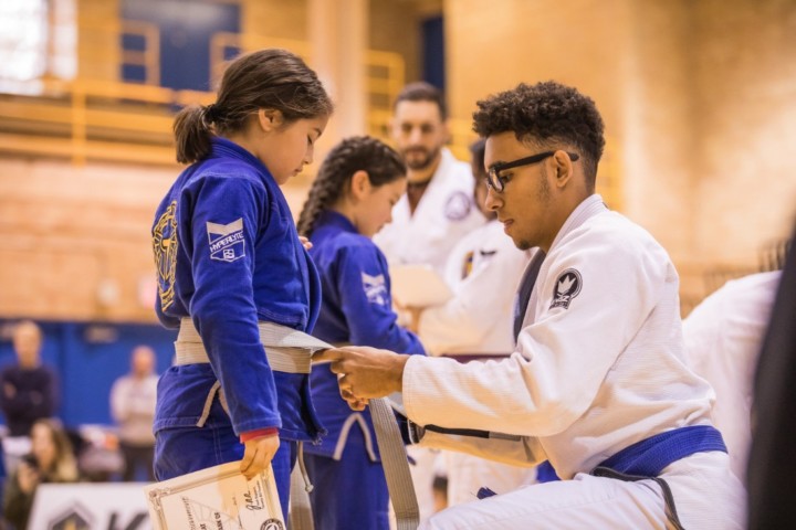 Teens BJJ training